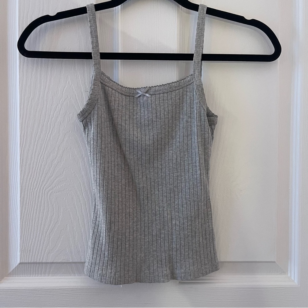 Twik Gray Ribbed Camisole